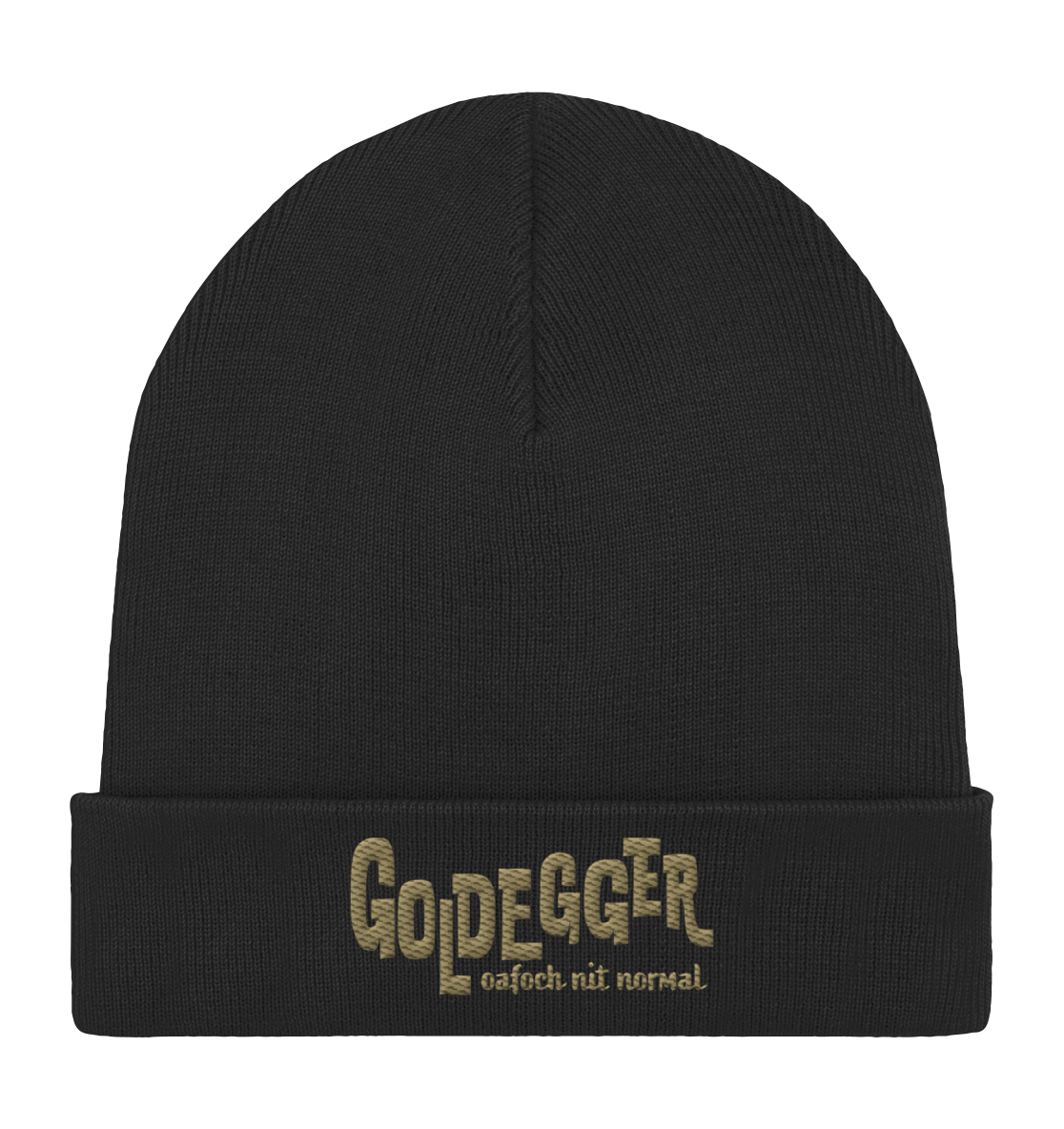 Goldegger Organic Beanie STICK - Organic Rib Beanie