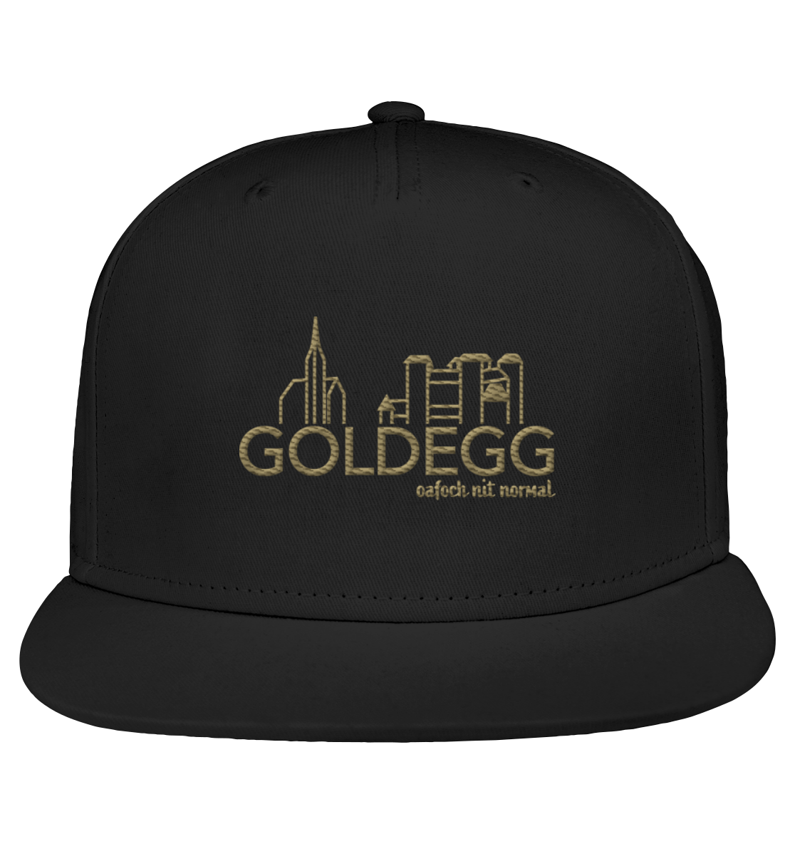 Goldegger Snapback Kappe - oafoch nit Normal mit Stick - Snapback