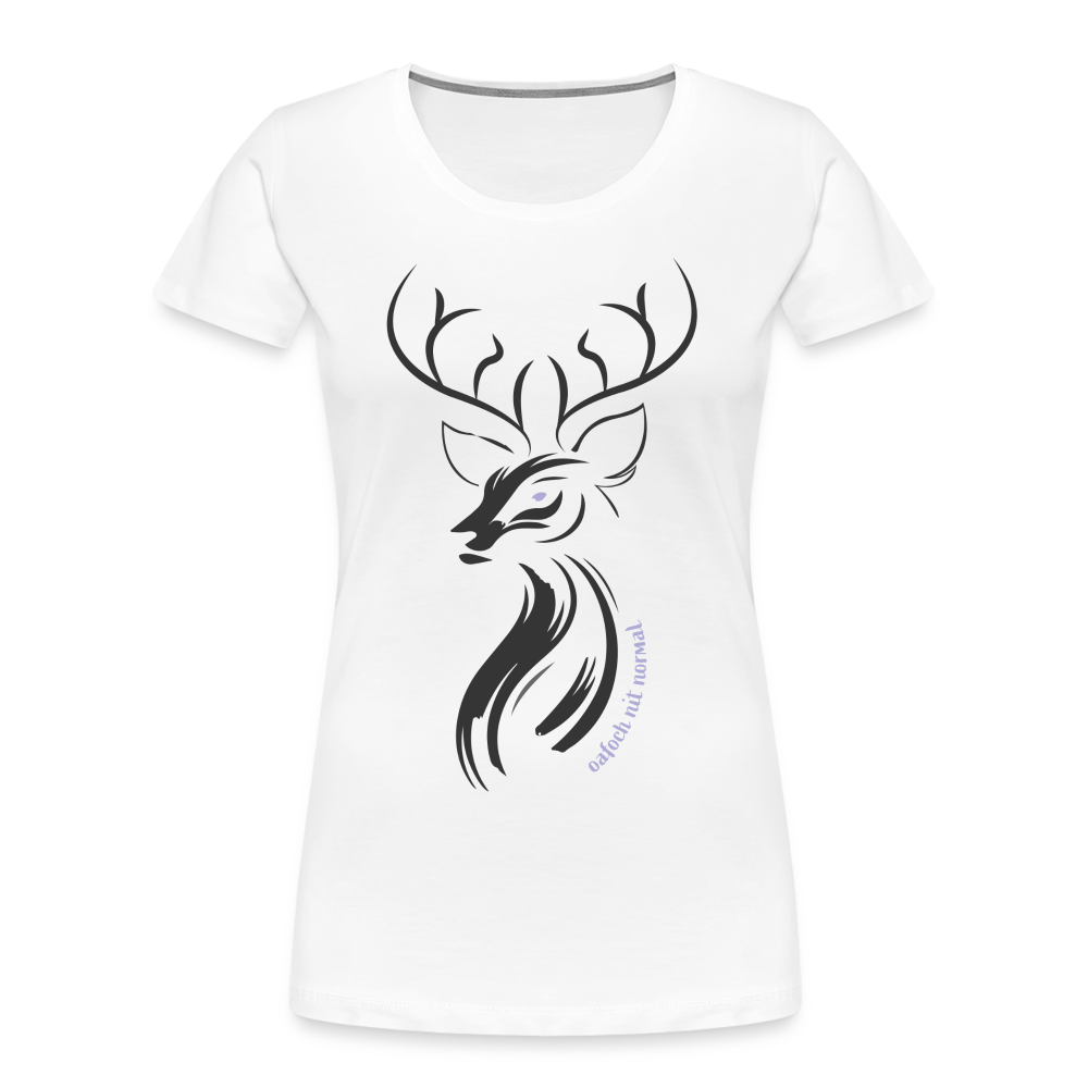 Frauen Premium Bio T-Shirt Soizburga Style - weiß