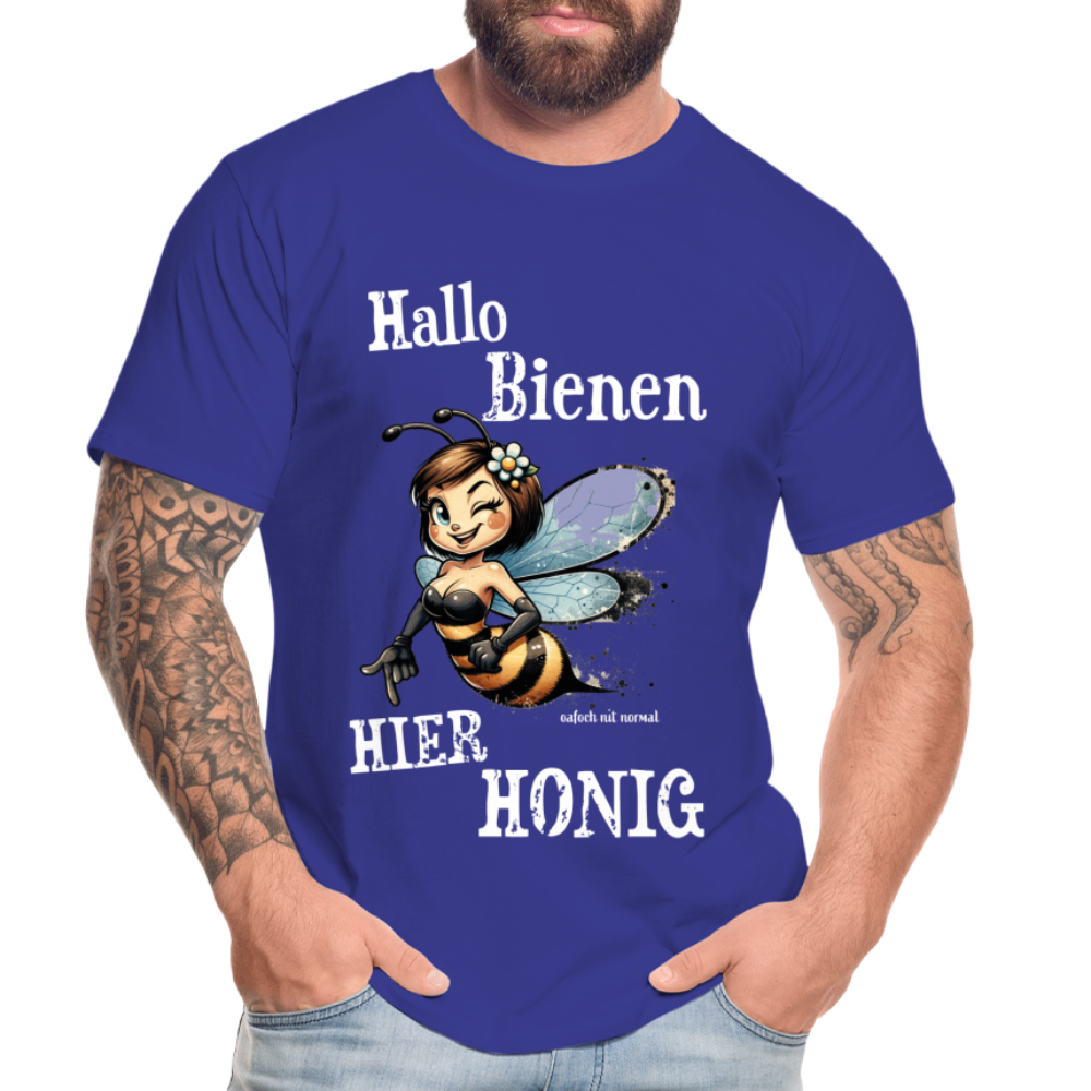 Männer Premium Bio T-Shirt hallo Bienen hier Honig - Königsblau