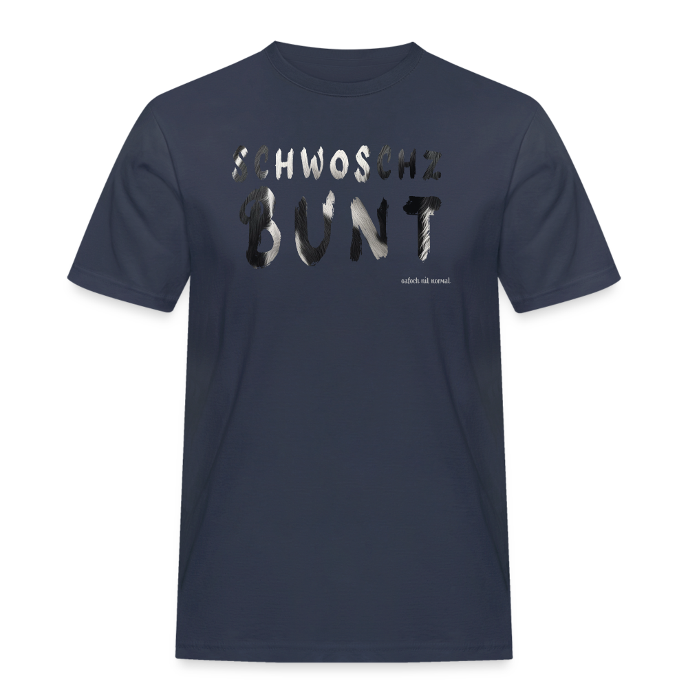 Männer Workwear T-Shirt Soizburga "Schwoschbunt" - Navy