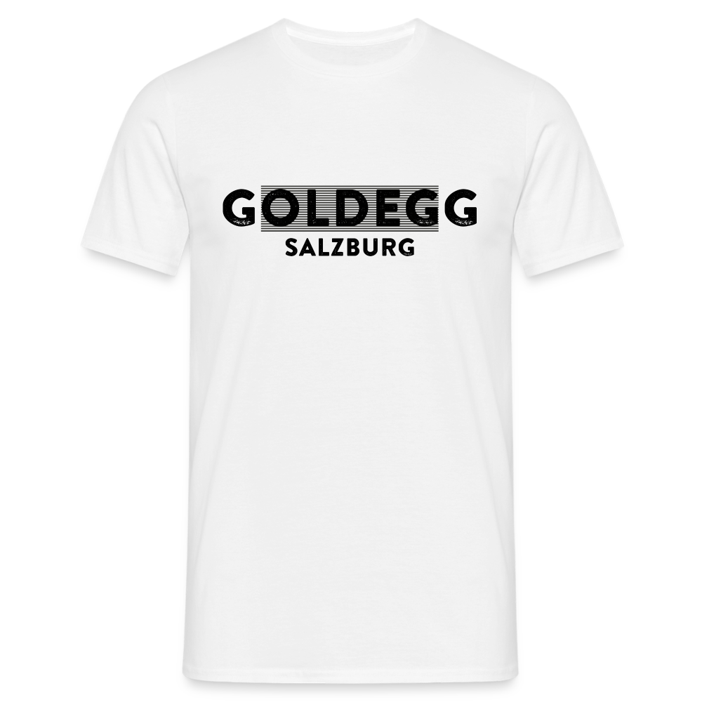 Männer T-Shirt Goldegger Style - Goldegg Salzburg - Weiß