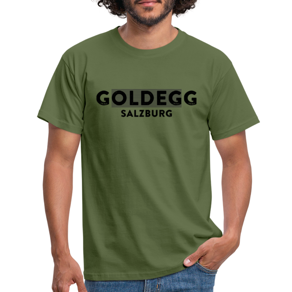 Männer T-Shirt Goldegger Style - Goldegg Salzburg - Militärgrün