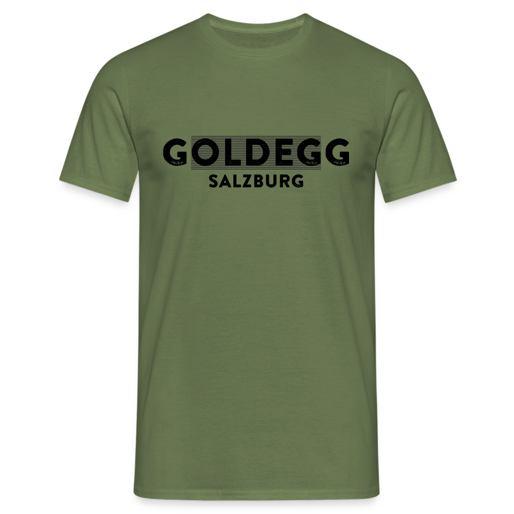 Männer T-Shirt Goldegger Style - Goldegg Salzburg - Militärgrün