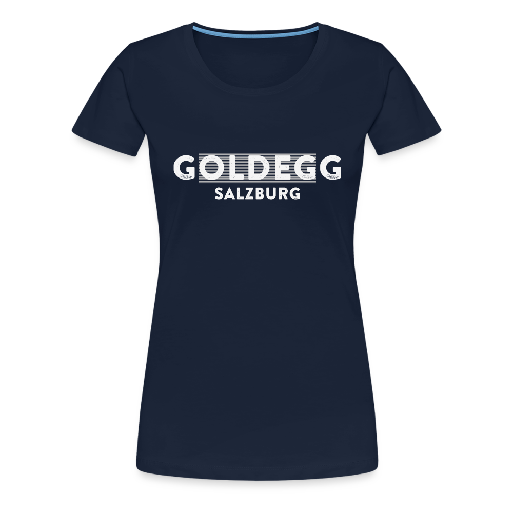 Frauen Premium T-Shirt Goldegger Style - Damen - Navy