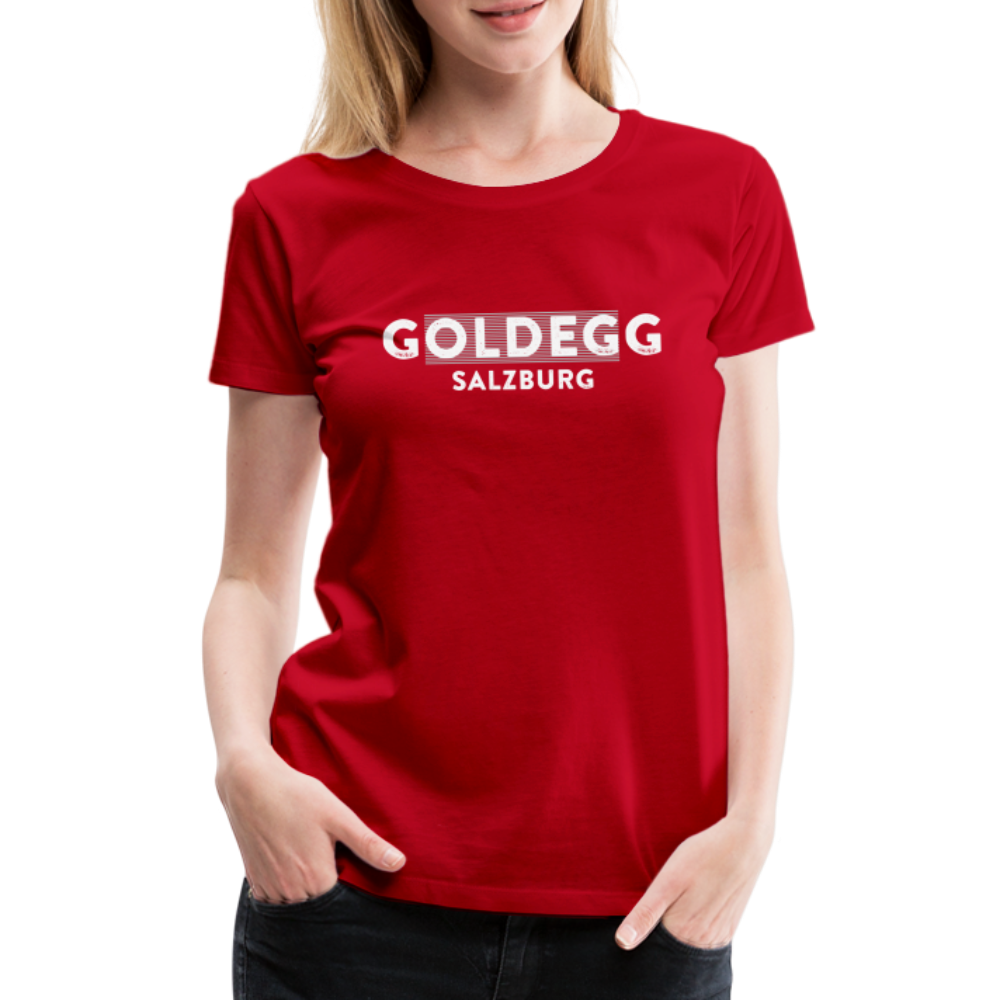 Frauen Premium T-Shirt Goldegger Style - Damen - Rot