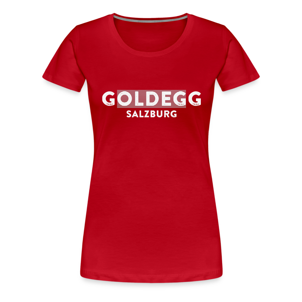 Frauen Premium T-Shirt Goldegger Style - Damen - Rot