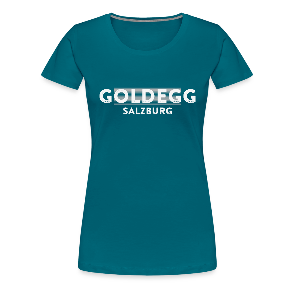 Frauen Premium T-Shirt Goldegger Style - Damen - Divablau