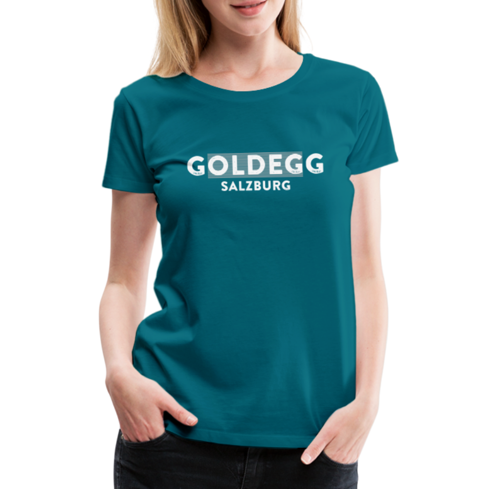 Frauen Premium T-Shirt Goldegger Style - Damen - Divablau