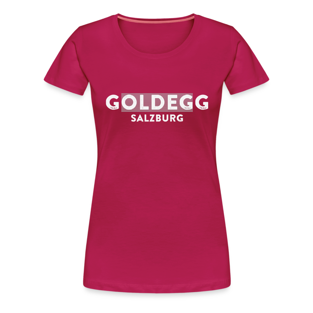 Frauen Premium T-Shirt Goldegger Style - Damen - dunkles Pink