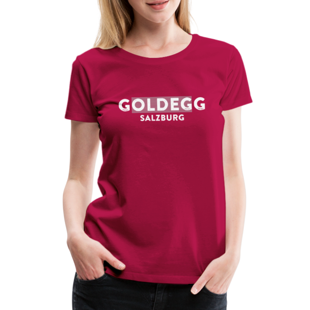 Frauen Premium T-Shirt Goldegger Style - Damen - dunkles Pink