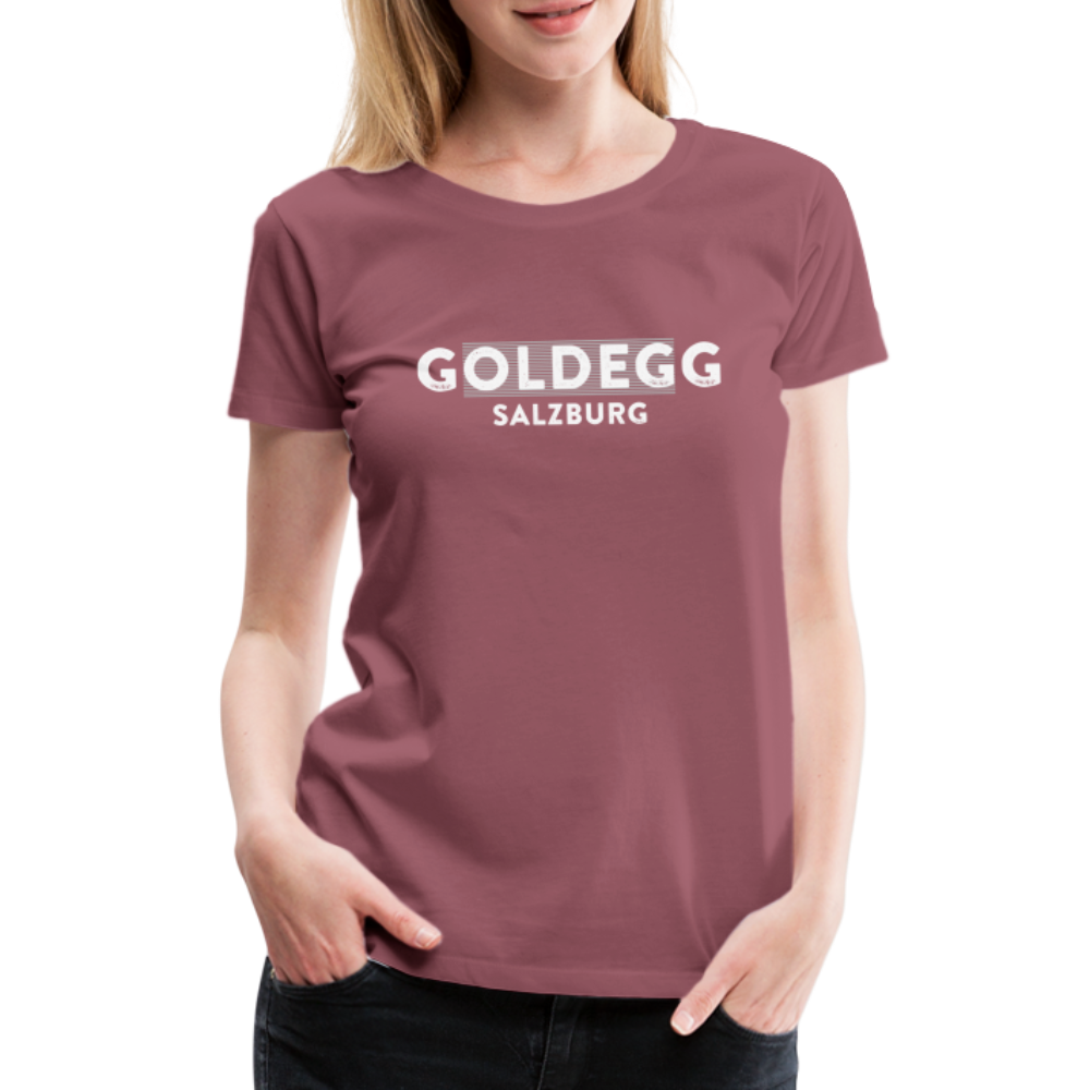 Frauen Premium T-Shirt Goldegger Style - Damen - Malve