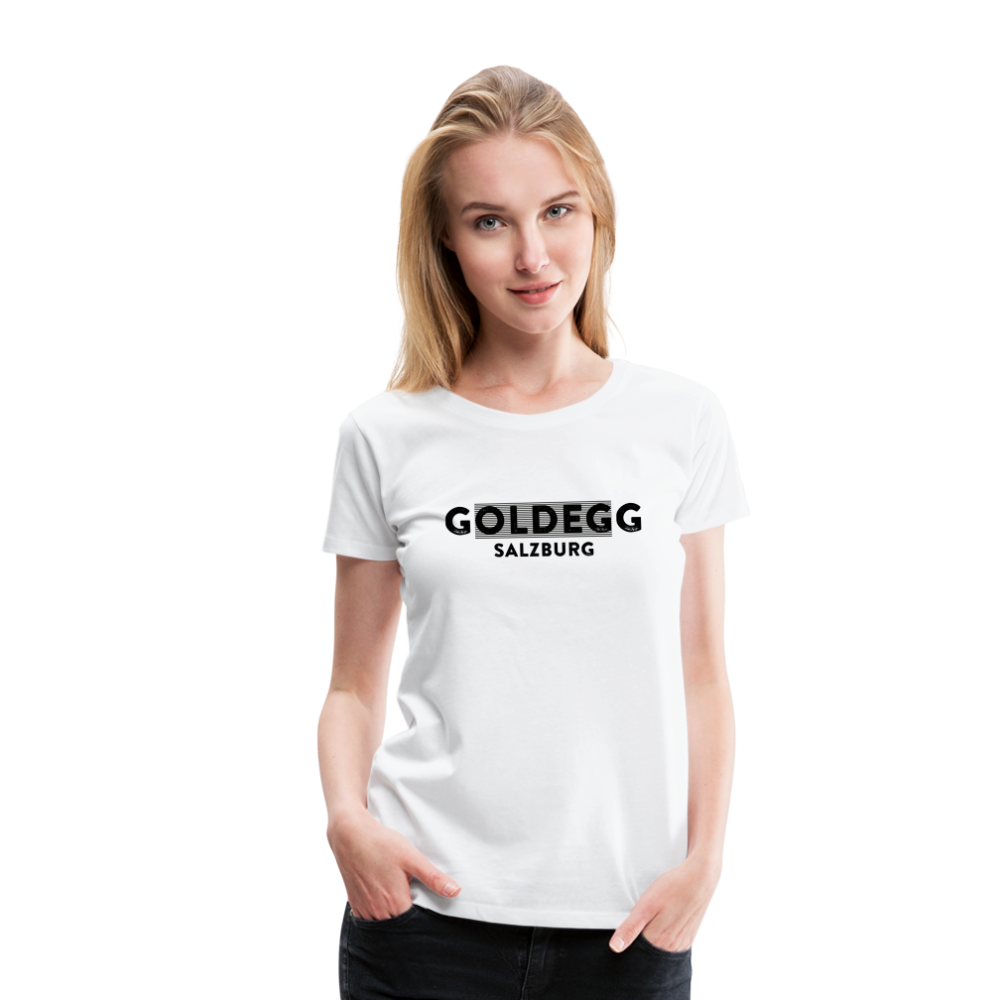 Frauen Premium T-Shirt Goldegger Style - Damen - Weiß