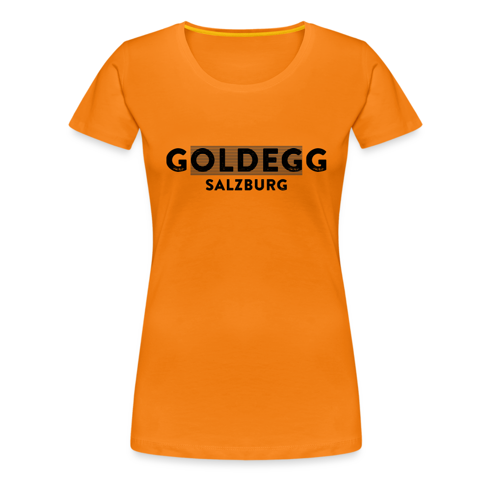 Frauen Premium T-Shirt Goldegger Style - Damen - Orange