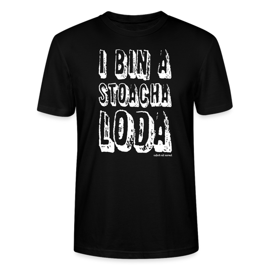 Männer Bio-T-Shirt stoacha Loda Soizburga Style - Schwarz