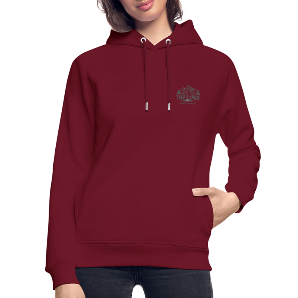 Unisex Organic Hoodie by Stanley & Stella - Burgunderrot