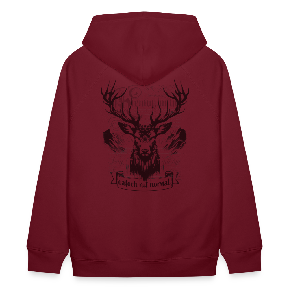 Unisex Organic Hoodie by Stanley & Stella - Burgunderrot