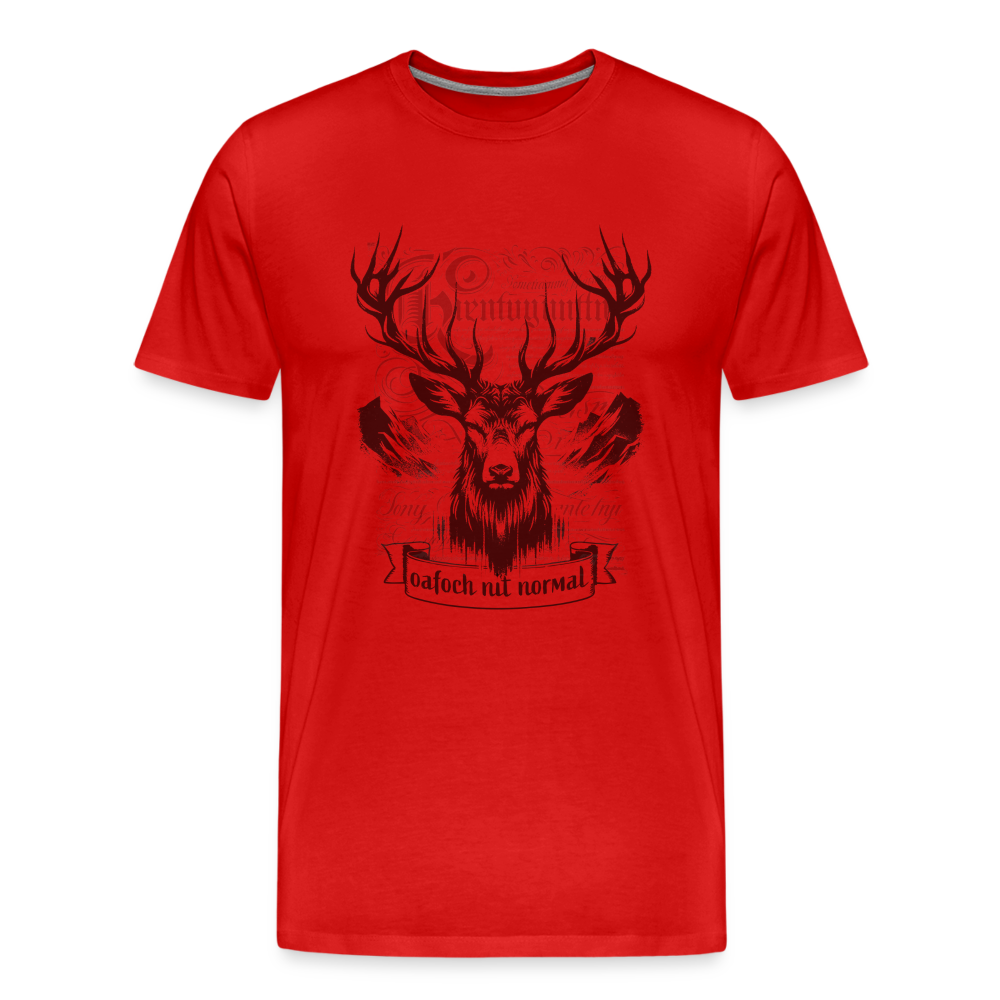 Men’s Premium Organic T-Shirt Soizburga Style - Rot