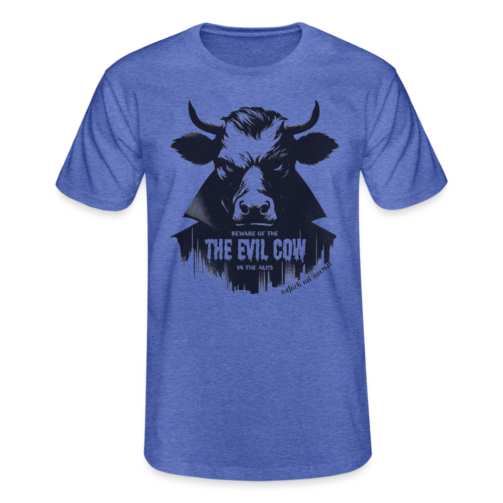 Männer-T-Shirt von Fruit of the Loom Soizburga Style - Blau meliert