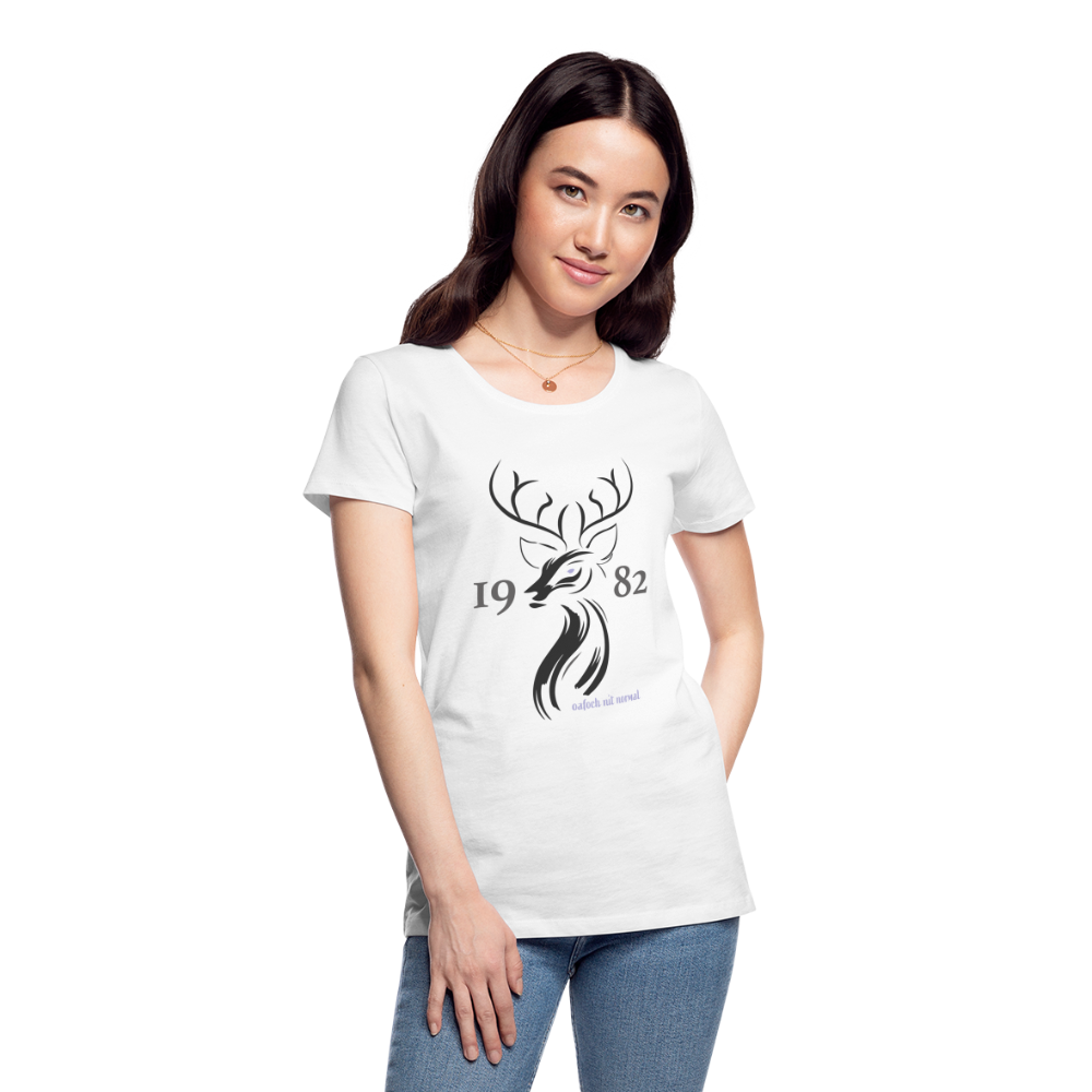 Frauen Premium Bio T-Shirt Soizburga Style - weiß