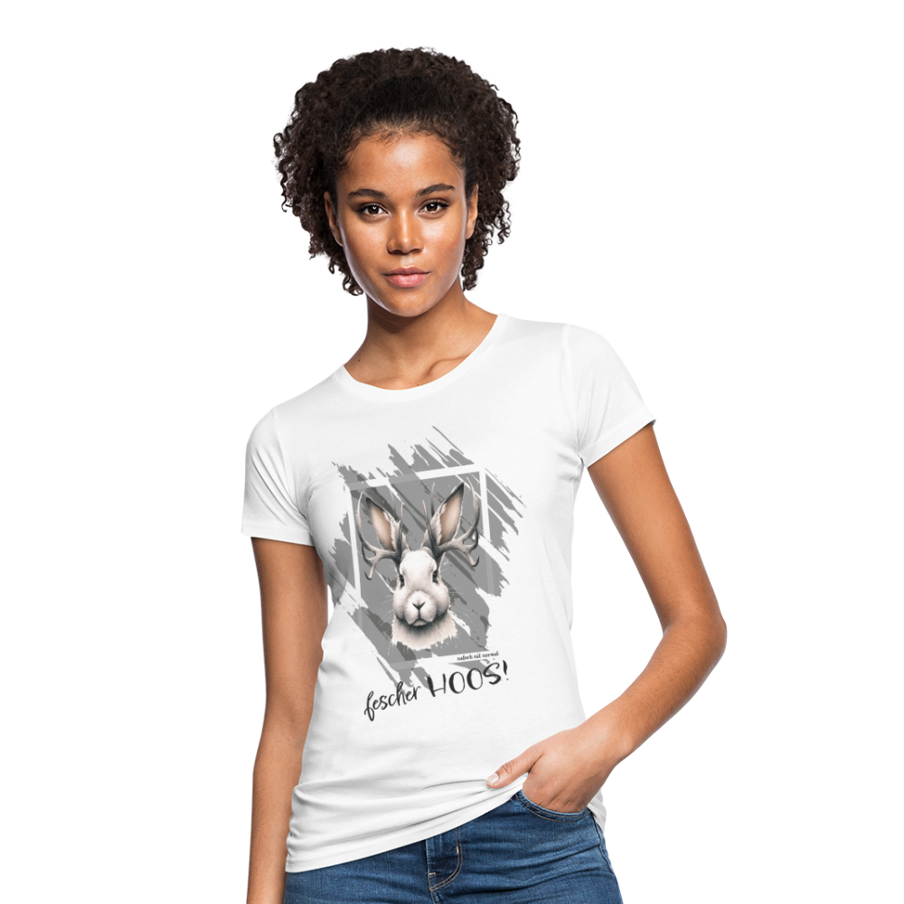 Frauen Bio-T-Shirt Soizburga Style fescher Hoos - weiß
