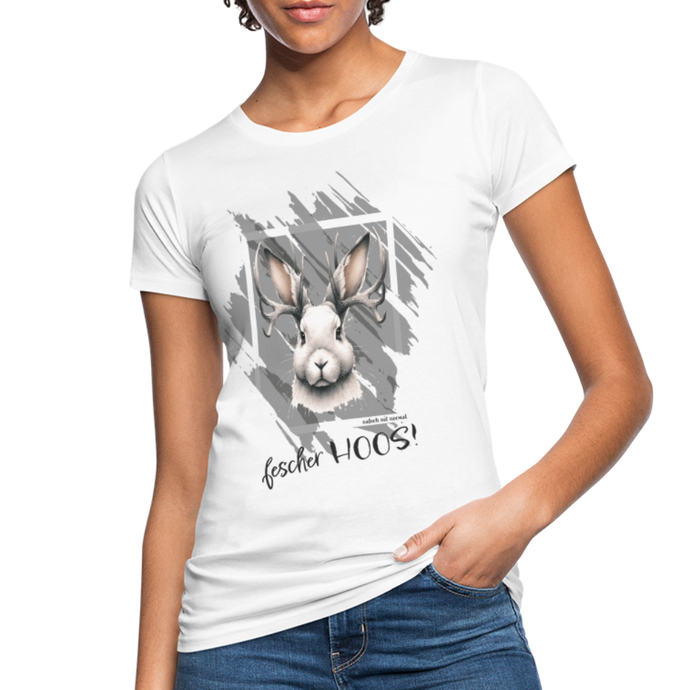 Frauen Bio-T-Shirt Soizburga Style fescher Hoos - weiß