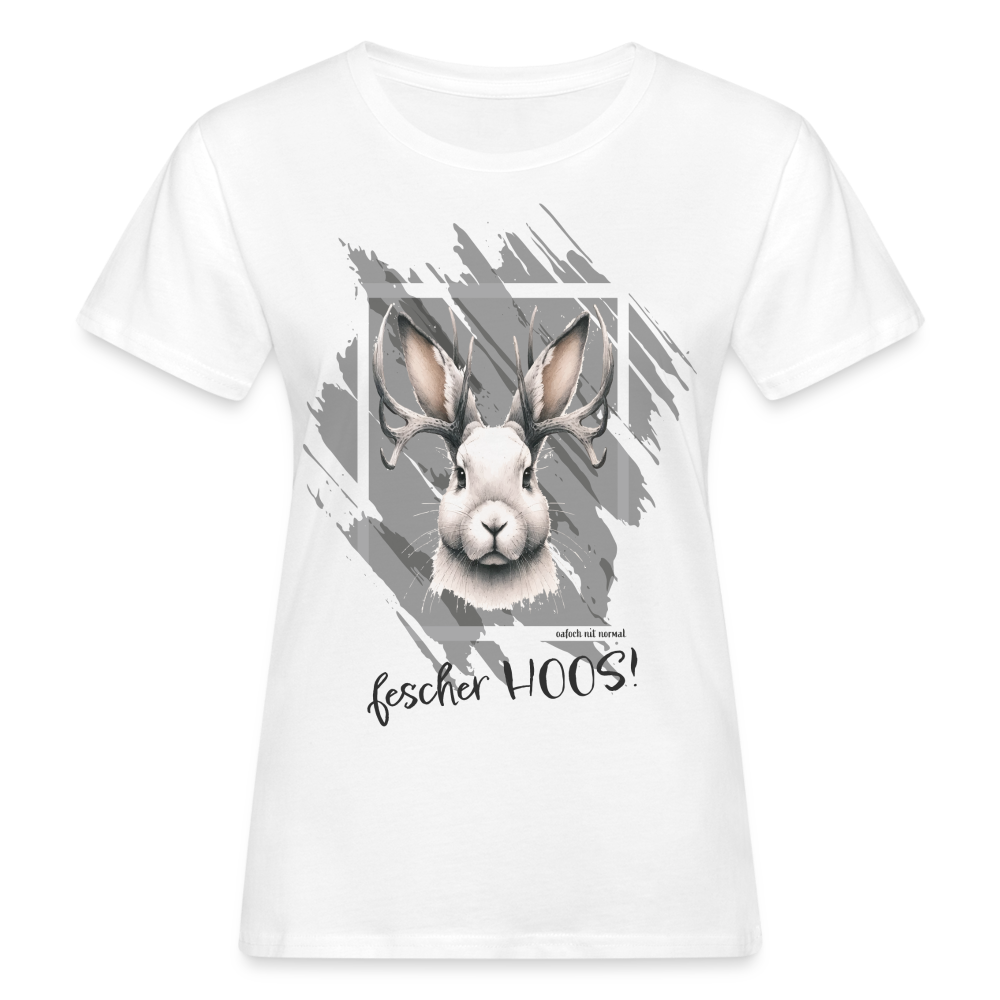 Frauen Bio-T-Shirt Soizburga Style fescher Hoos - weiß