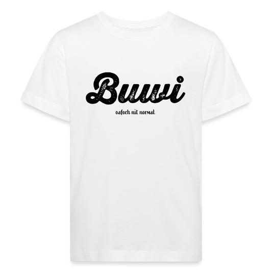 Kinder Bio-T-Shirt Buwi - weiß