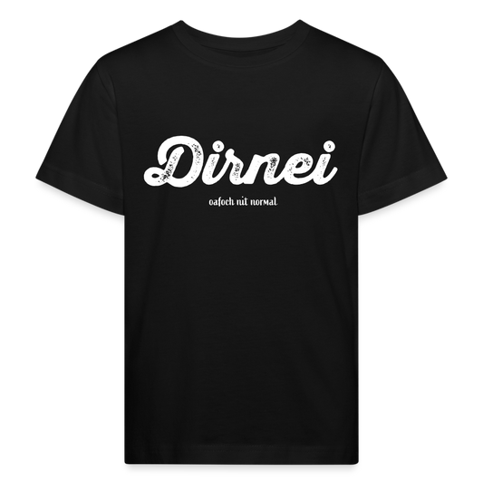 Kinder Bio-T-Shirt Dirnei - Schwarz