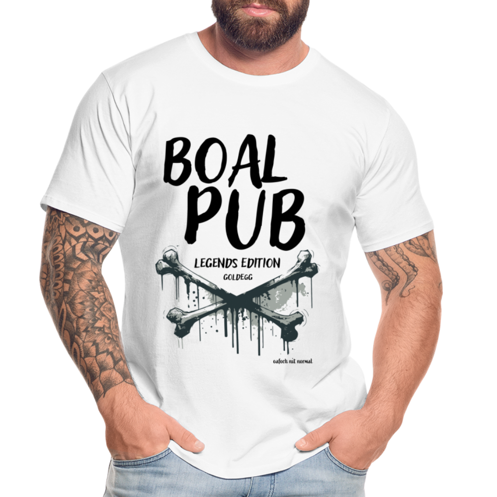 Männer Premium Bio T-Shirt Legends Edition Boal Pub - weiß