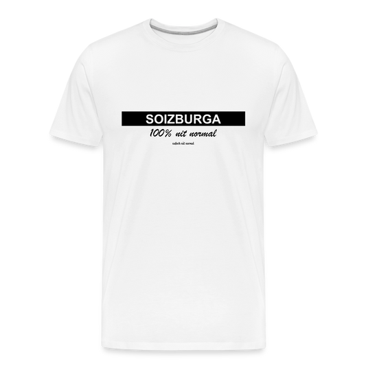 Männer Premium Bio T-Shirt Soizburga Style - weiß