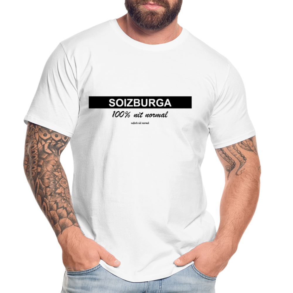 Männer Premium Bio T-Shirt Soizburga Style - weiß