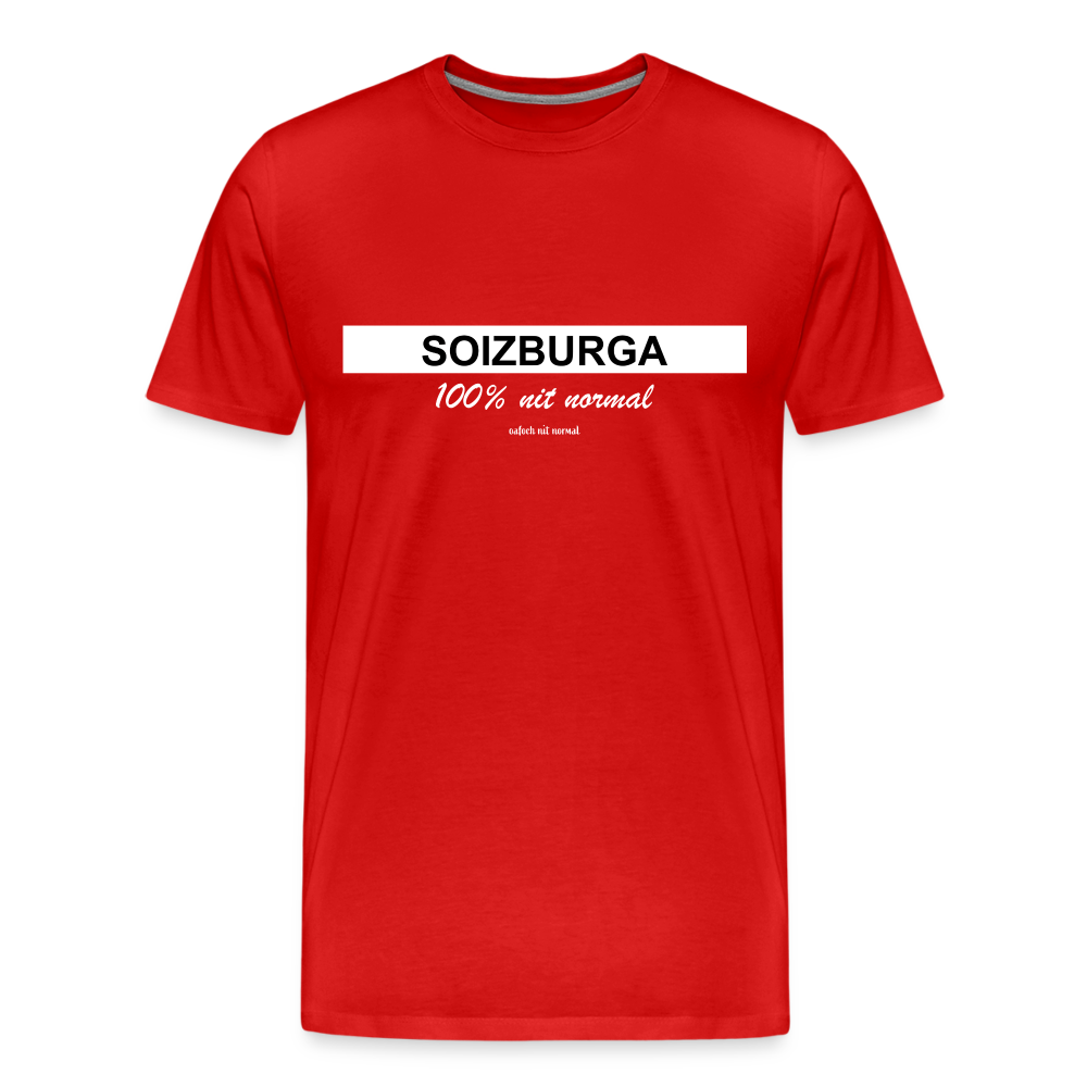 Männer Premium Bio T-Shirt Soizburga Style - Rot