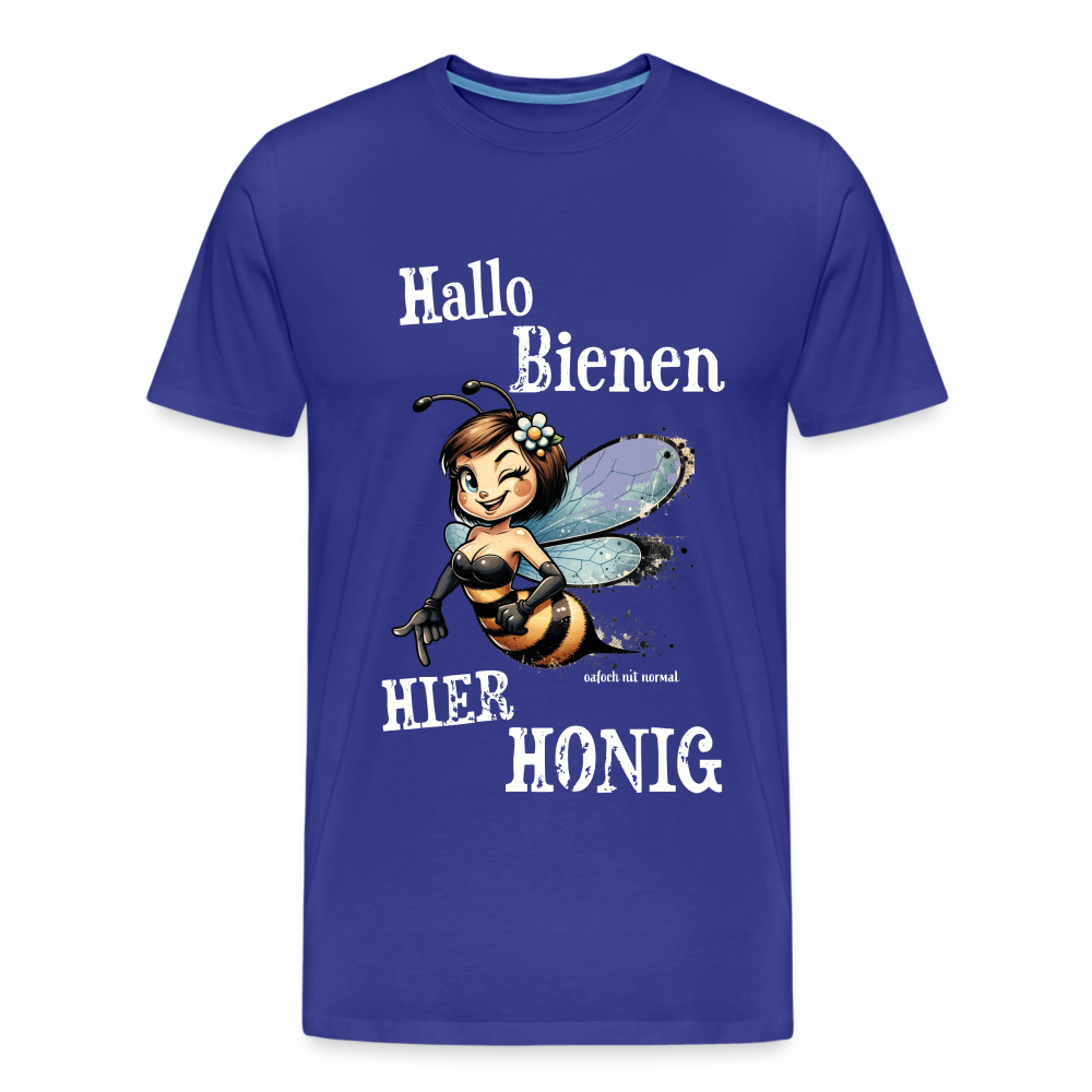 Männer Premium Bio T-Shirt hallo Bienen hier Honig - Königsblau