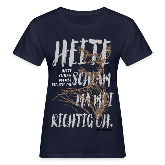 Frauen Bio-T-Shirt Soizburga Style heite Schiam ma moi richtig oh - Navy