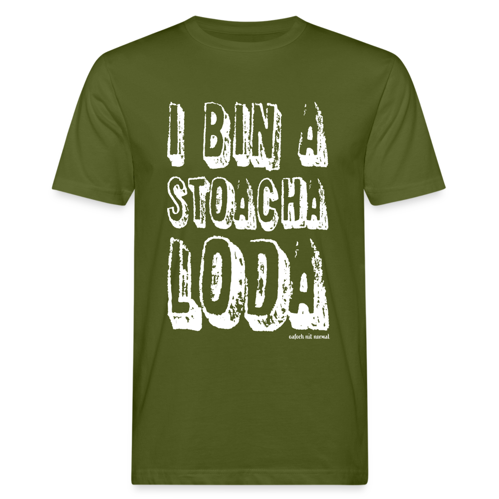 Männer Bio-T-Shirt stoacha Loda Soizburga Style - Moosgrün