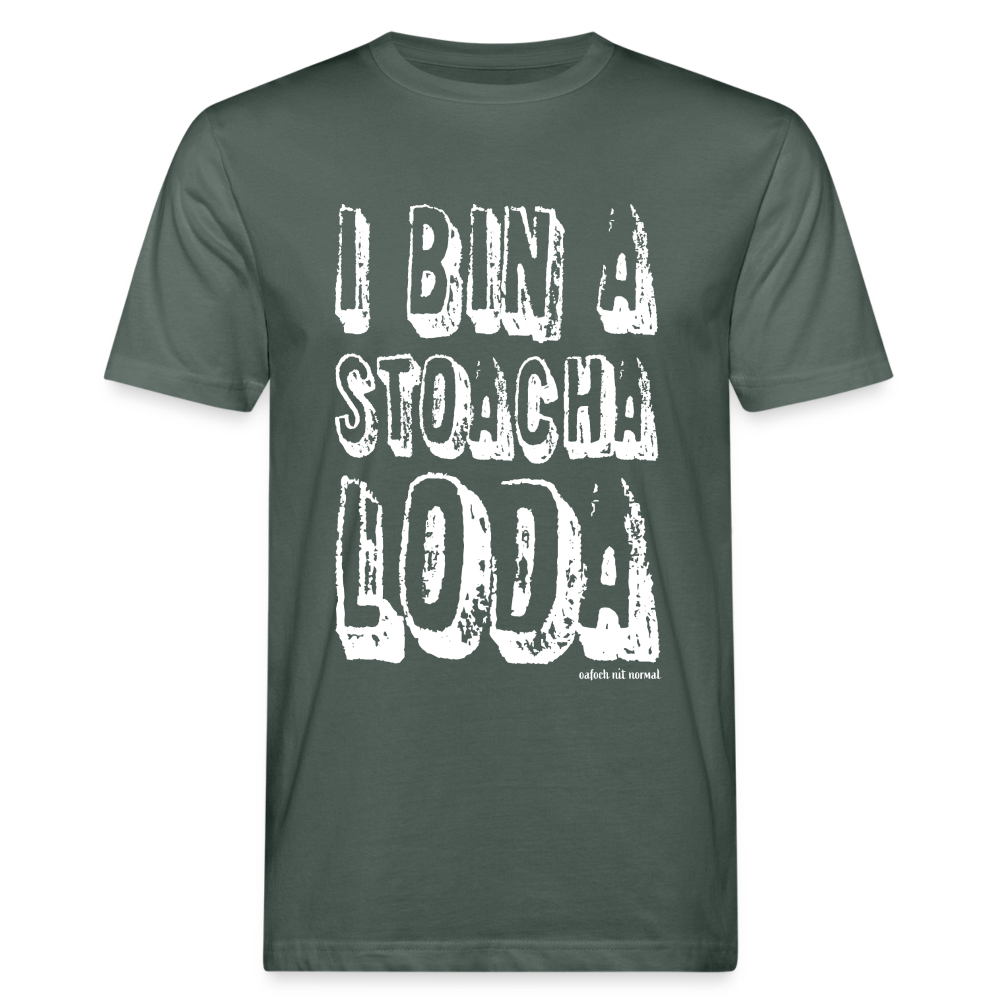 Männer Bio-T-Shirt stoacha Loda Soizburga Style - Graugrün