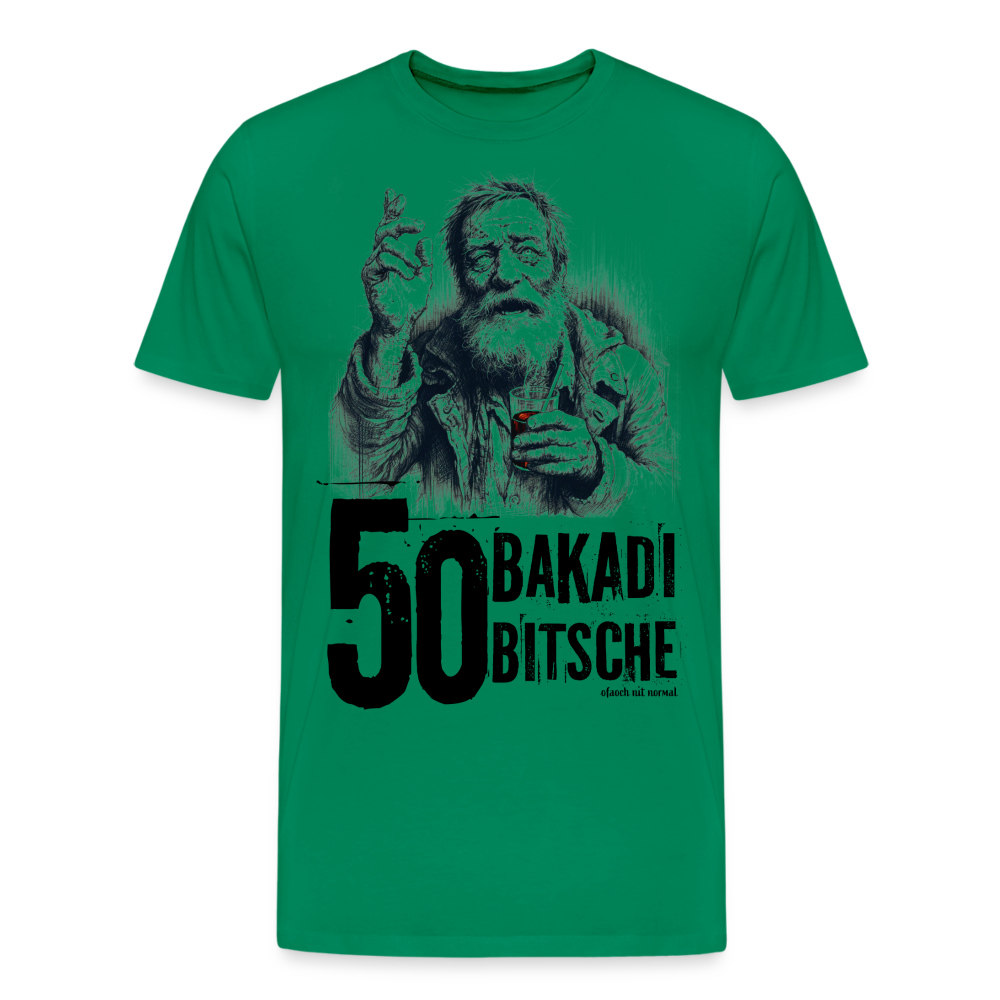 Männer Premium Goldegger Style T-Shirt Alter Mann bstöt a boa Saftei - Kelly Green