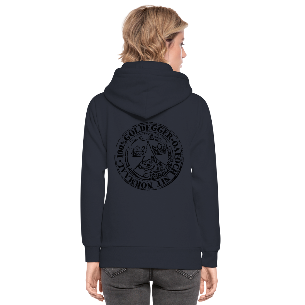 Unisex Schalkragen Hoodie Fred & Erich Goldegger Style - Navy