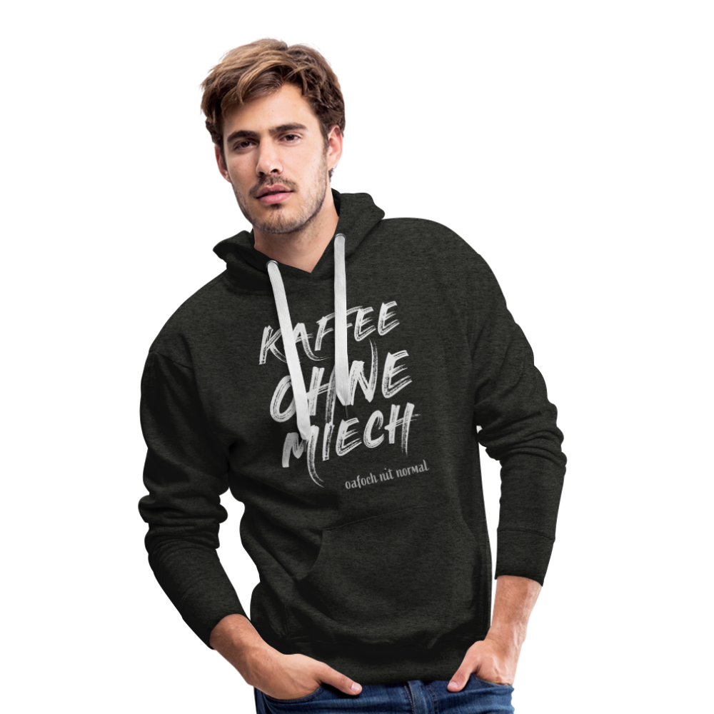 Männer Premium Hoodie Soizburga Style Kaffee ohne Miech - Anthrazit