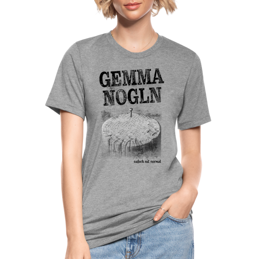 Unisex Tri-Blend T-Shirt "gemma mogli" Soizburga Style - Grau meliert