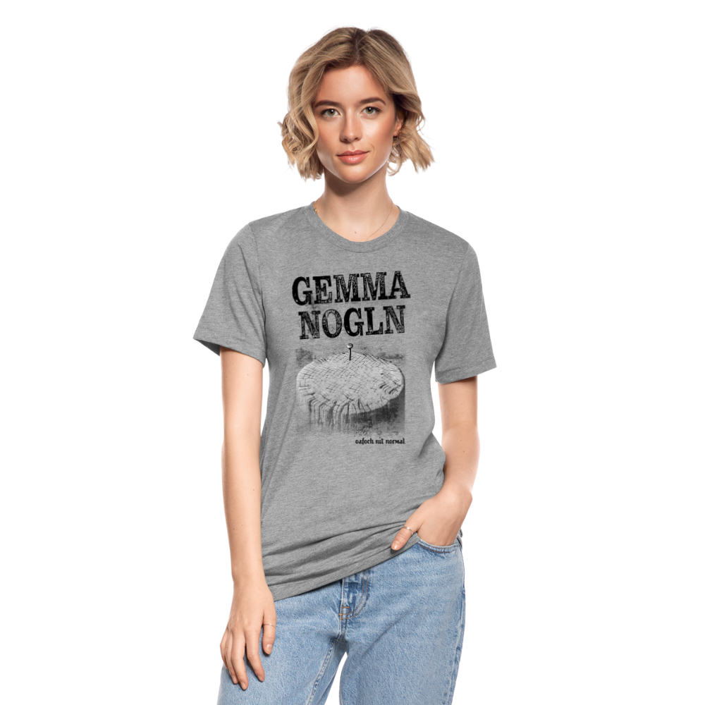 Unisex Tri-Blend T-Shirt "gemma mogli" Soizburga Style - Grau meliert