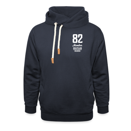 Unisex Schalkragen Hoodie Golf - Navy