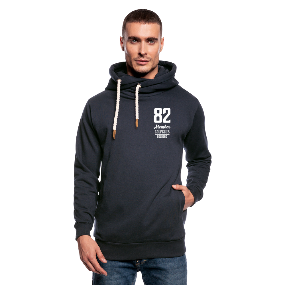 Unisex Schalkragen Hoodie Golf - Navy