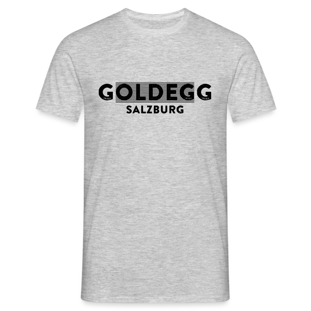 Männer T-Shirt Goldegger Style - Goldegg Salzburg - Grau meliert
